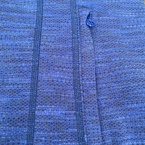 Women's Blue Zip-Up Hoodie - Picture 6 of 16